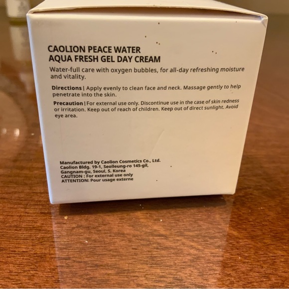Peace Water Caolion aqua fresh gel day cream - Picture 2 of 8